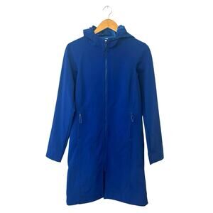 Lululemon *Rare* Apres Yoga Jacket Logo Lined Royal Blue Size 6